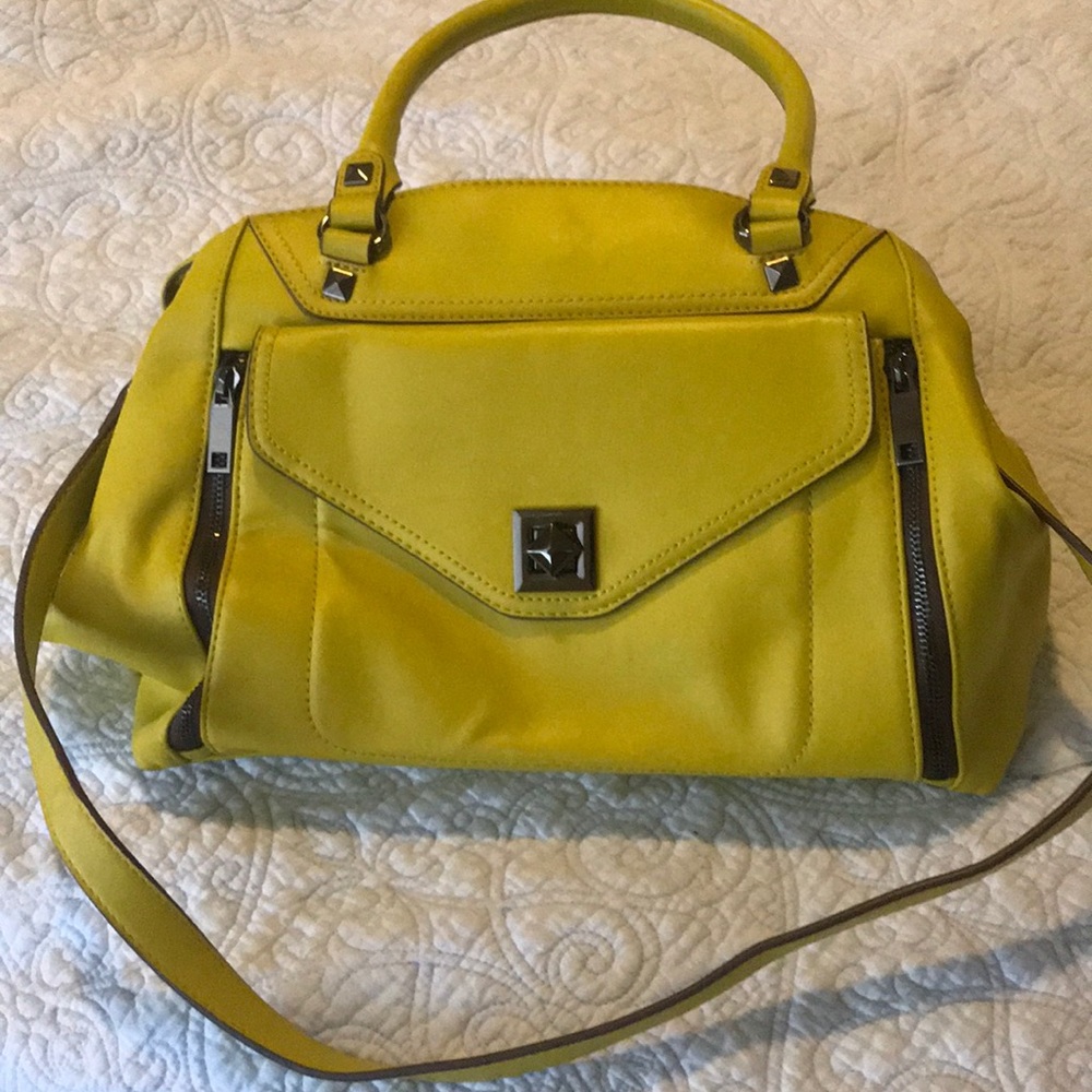 Cool chartreuse bag